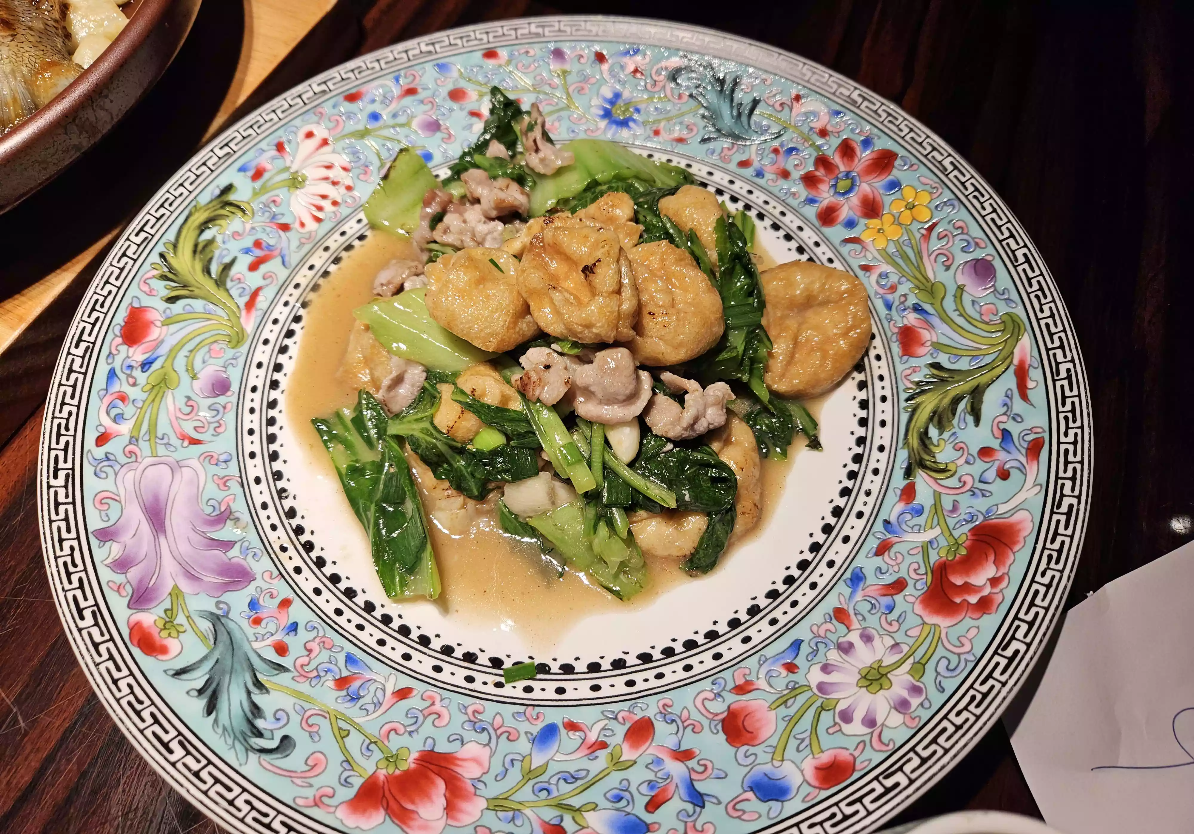 热菜·生炒蒜苗清远豆卜